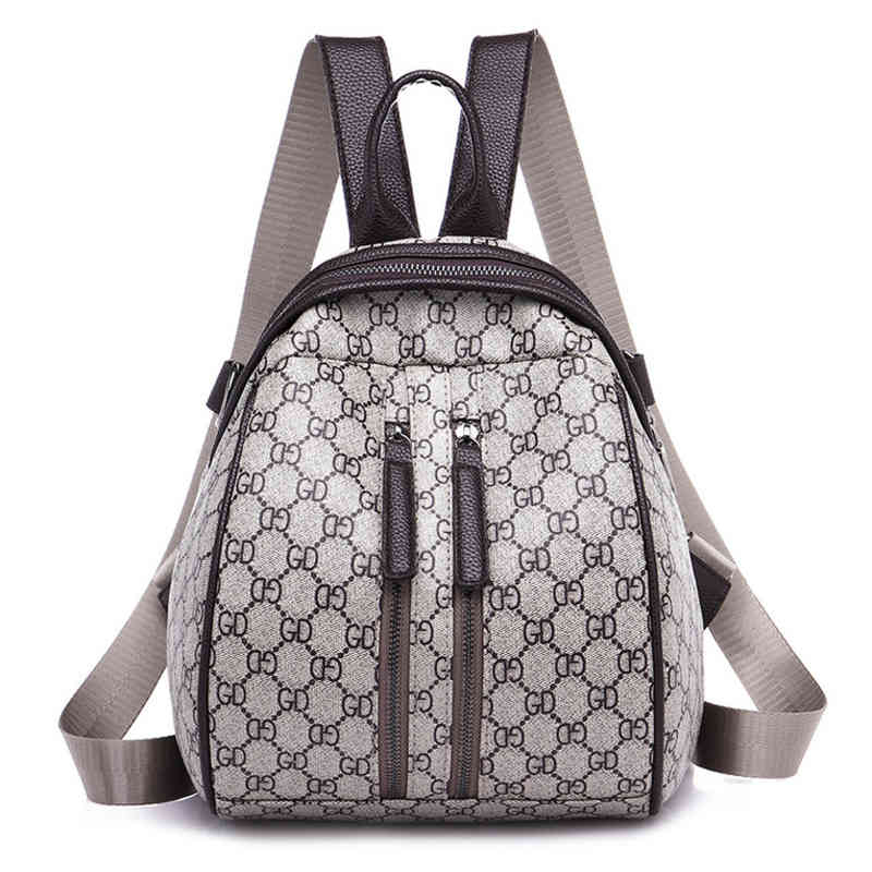 

Classic Oxford cloth backpack women's multifunctional versatile Plaid shell bag Outlet_GFLK, Sky blue