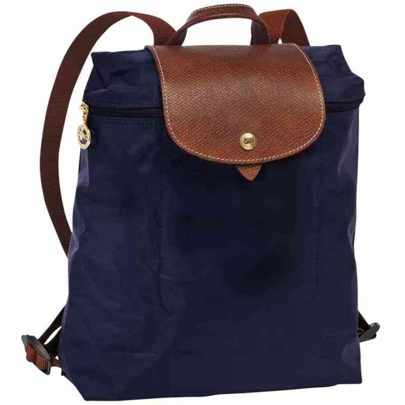 

Top Female Waterproof Nylon Lc Backpacks Women School Backpack for Girls Travel Bag Bolsas Mochilas 220622, Gun gray