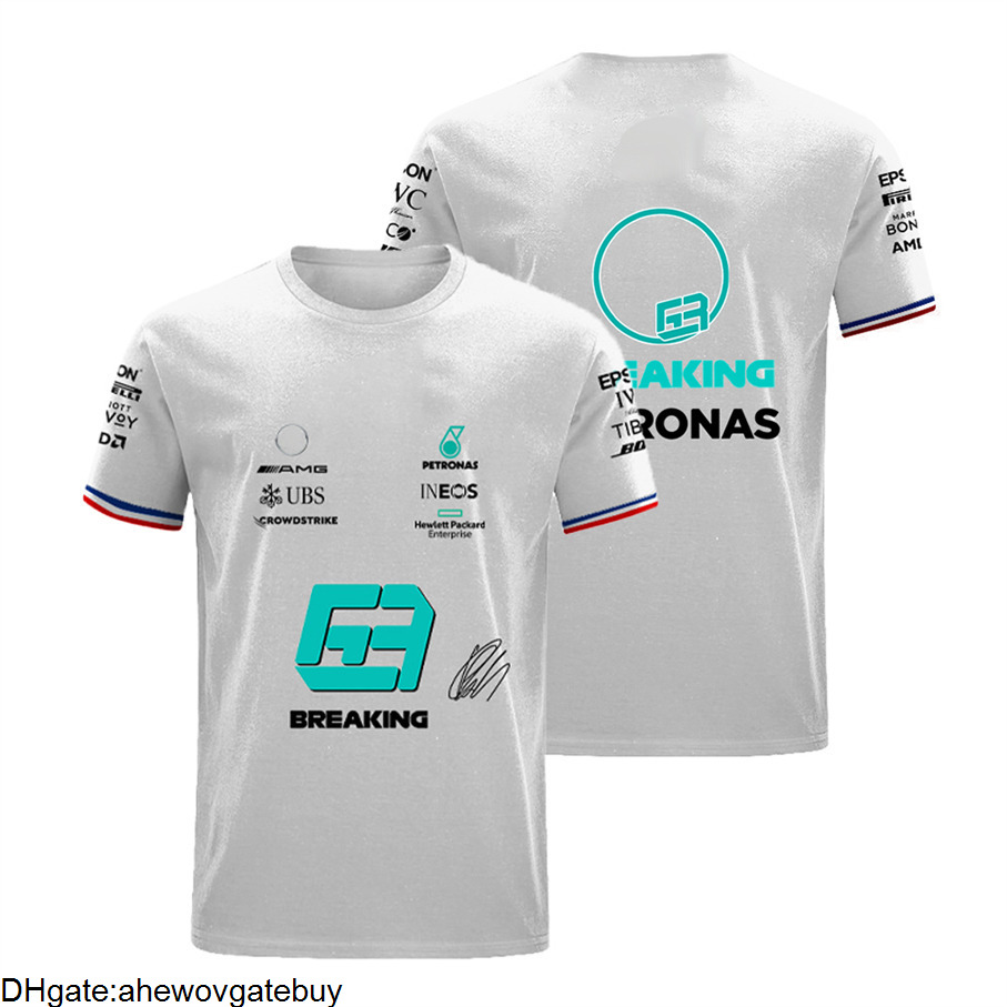 Men's Luxury Petronas Designer t Shirts Mercedes Amg Top F1 Formula One Racing Polos Women Casual Short Sleeve T-shirts Benz Polo Lewis 1PAP