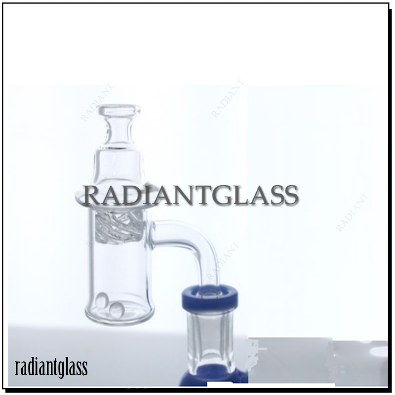 

Two Styles Beveled Edge/Flat Top Terp Slurper Smoking Quartz Banger With Glass Spinning Carb Cap 10mm 14mm 18mm Male Female Nails For Dab Rigs Water Bongs