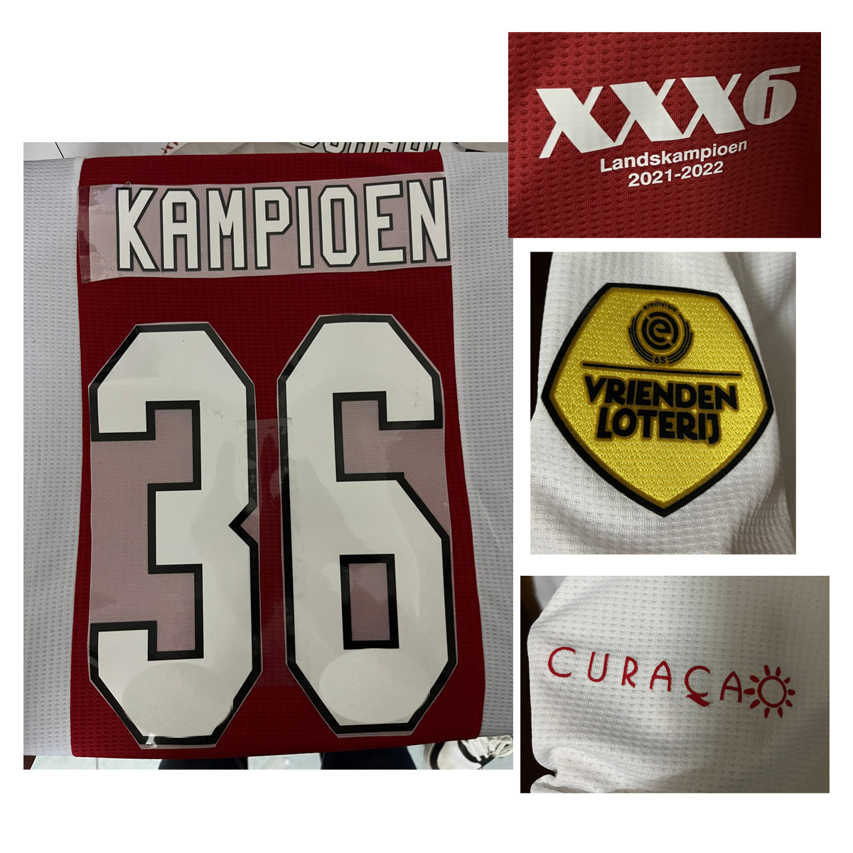 

Home Textile 2022 Landskampioen Maillot XXX6 Kampioen Pak Schaal Player Version Soccer Patch Badge, Player ver