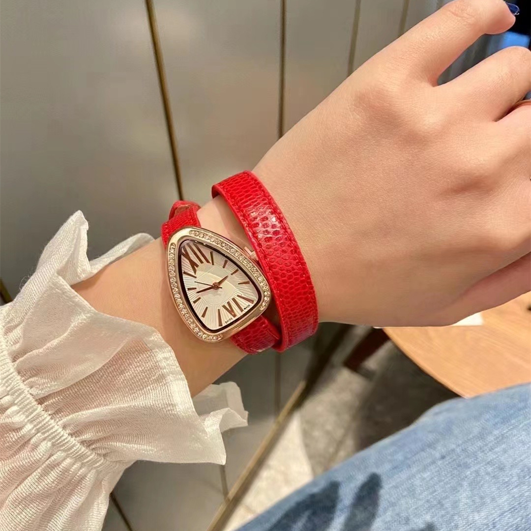 

2022 New watch Automatic Stainless Steel Quartz Movement Hour Hand Watch Fashion Popular Waterproof Multifunctional Couple Wristwatch Luxury Leather Strap, Leather strap 01