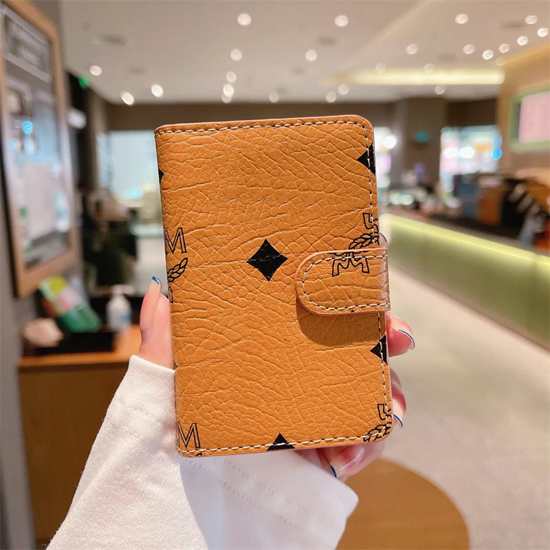 

Top Fashion Designer Card Holders Credit Wallet PU Leather Passport Cover ID Business Mini Pocket Travel for Men Women Purse Cases, Black