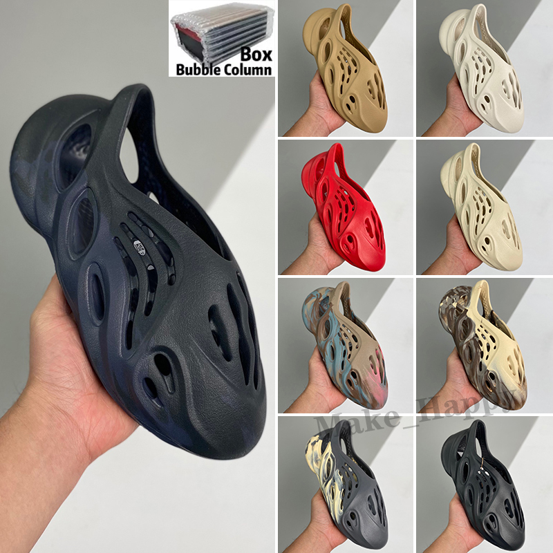 Designer Slides Slippers Men Women Cream Clay Shoes Ochre Vermillion MXT Moon Gray MX Mineral Blue Bone White Pure Resin Slide Sandals 36-47