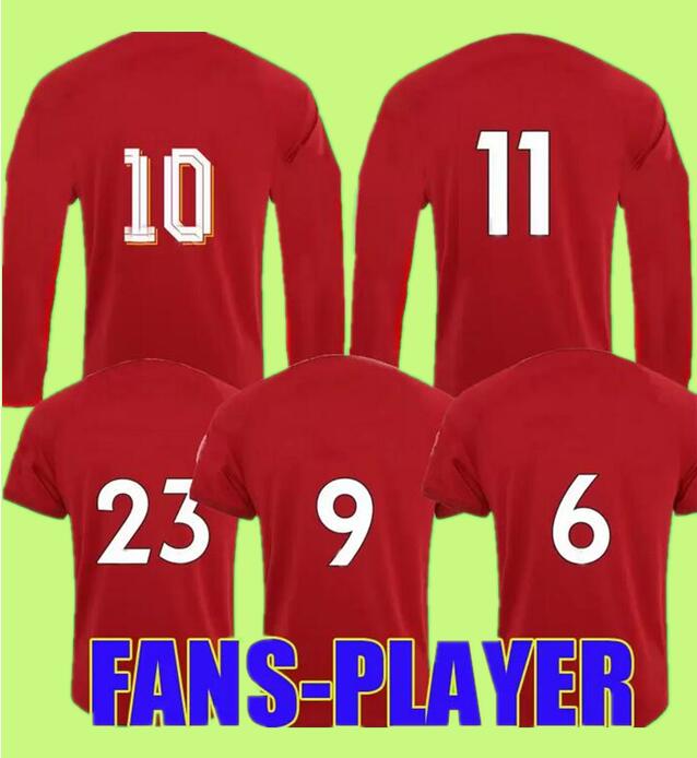 

22 23 season home RED soccer jersey GERRARD FANS player Version LONG SLEEVE 2022 2023 Mohamed Diogo Luis DIaz ELLIOTT London football shirts ADULT uniforms Camisas, 22/23 home