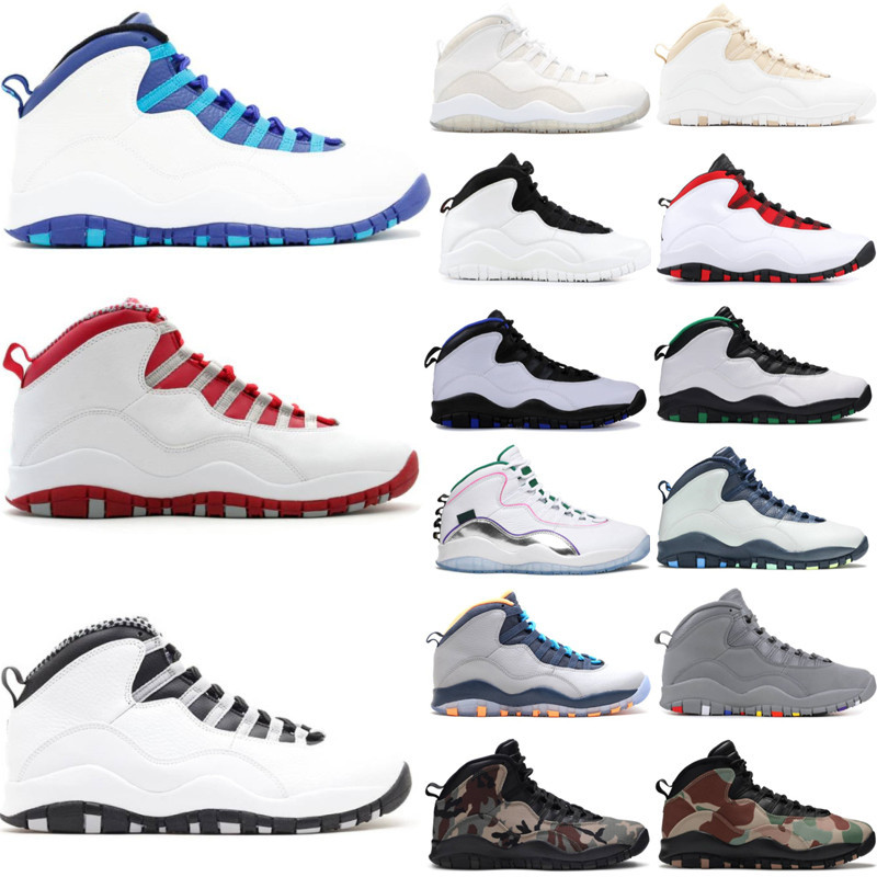 

2022 High Quality basketball shoes 10s 10 Seattle Dark Smoke Cool Grey women men Orlando 10S sneakers sports trainer size 40-47