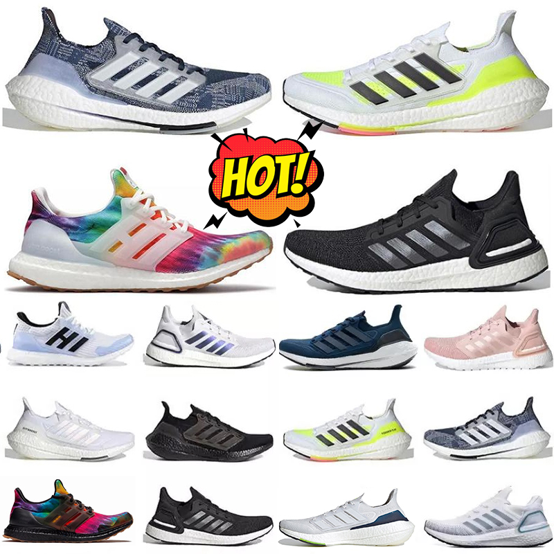 

2022 Men Women Ultraboosts Running Shoes Ultra Core Triple Black White Solar Yellow Blue Gold Metallic Tech Indigo Purple Dash Grey Bred Sports Outdoor Sneakers 36-45, Sky blue
