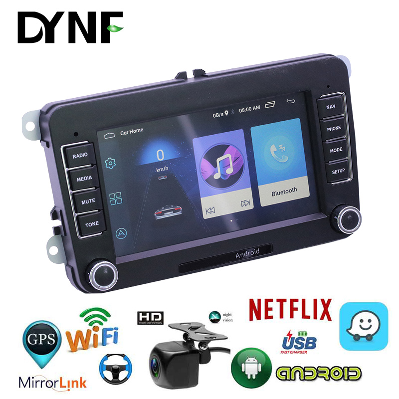 

7" Android Car DVD Player Car Radio for VW POLO GOLF 5 6 Plus PASSAT B6 JETTA TIGUAN TOURAN SHARAN SCIROCCO Caddy Seat