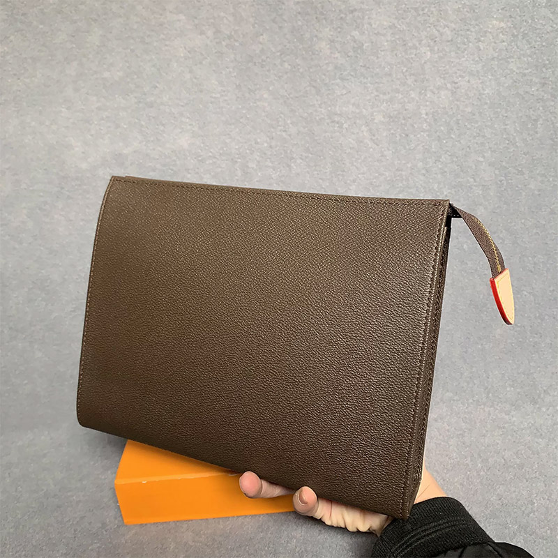 

Designers Toilet Pouch 26 CM makeup storage bag Beauty Cases Wash Bag Leather Women Clutch Waterproof Men Traveling Toiletry pocket Luxury Cosmetic Bags, Customize