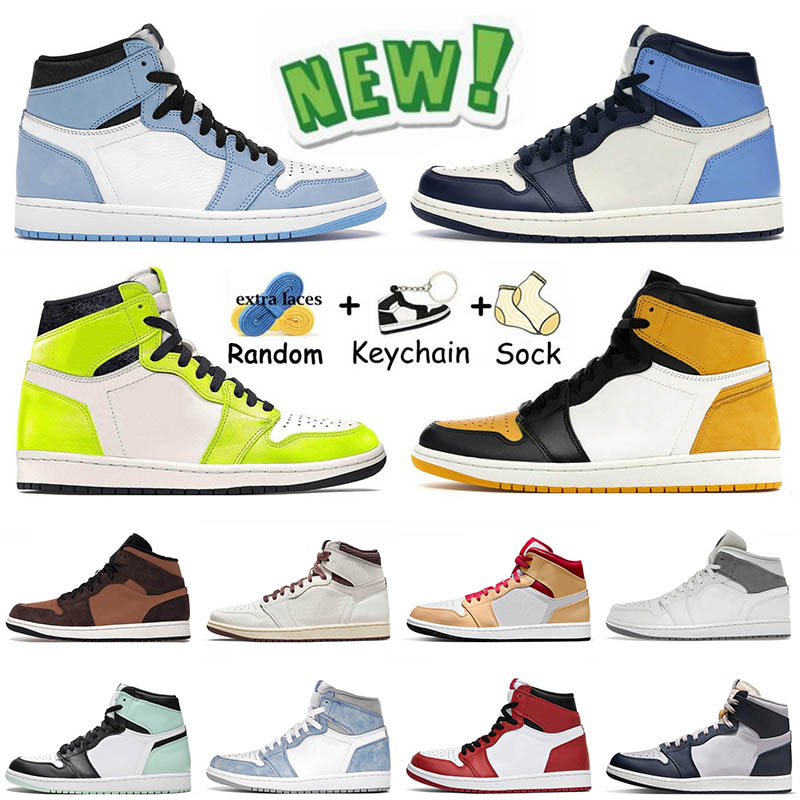 

2022 New Arrival 1s Basketball Shoes Jumpman University Blue Yellow Toe Stealth Brotherhood Patent Green Surfaces Jordams Brotherhood Womens Sneakers Trainers, A3 high dark mocha 36-47 (2)