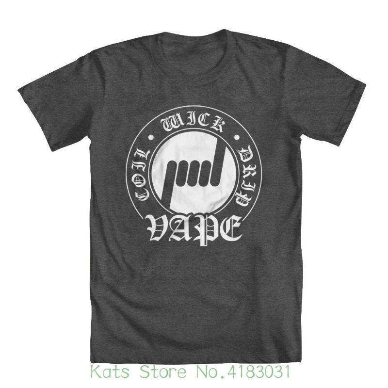 

Men' T-Shirts Coil Wick Drip Vape Men' T-Shirt Men Tee Shirt Tops Short Sleeve Cotton Fitness T-ShirtsMen, 0099115-gray