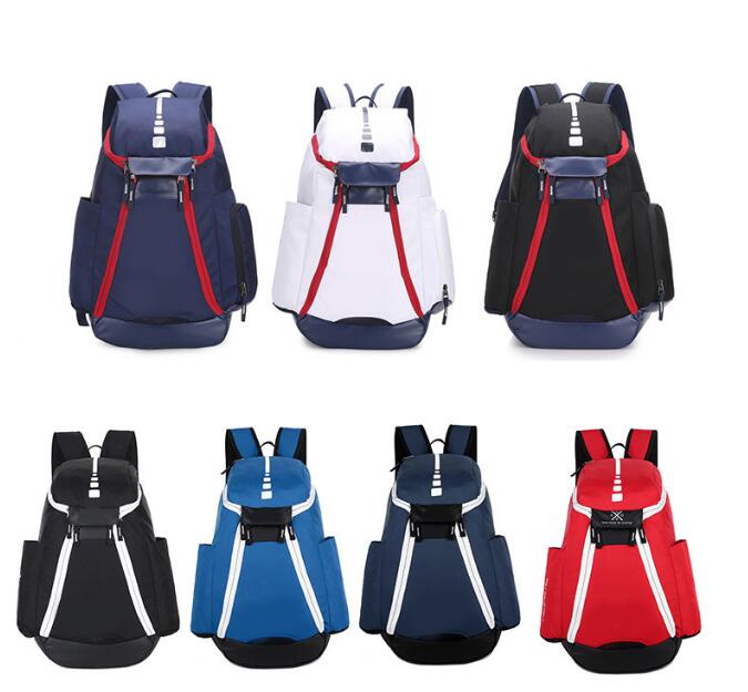 

Men Backpack for School Bags Teenagers Boys Laptop Bag Backbag Man Schoolbag Rucksack Mochila USA Elite Kevin Durant big Size, Black/pink
