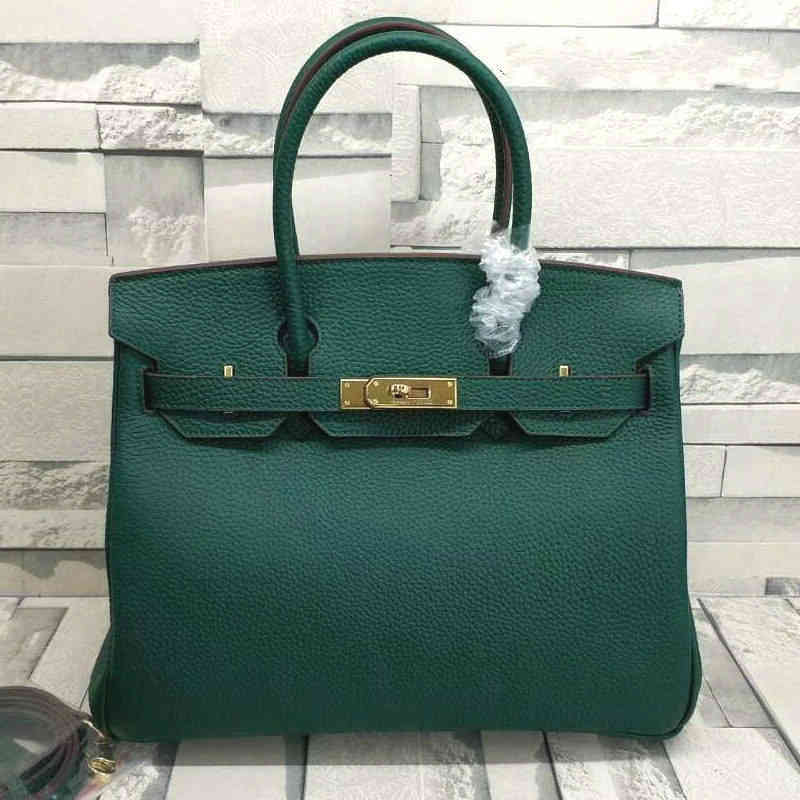 

Designer Birkins Handbags Fashion Herme Bags Pochette Tote Litchi Pattern Letter Lock Interior Pocket Lady Bb Have Logo have logo wm, 8# red
