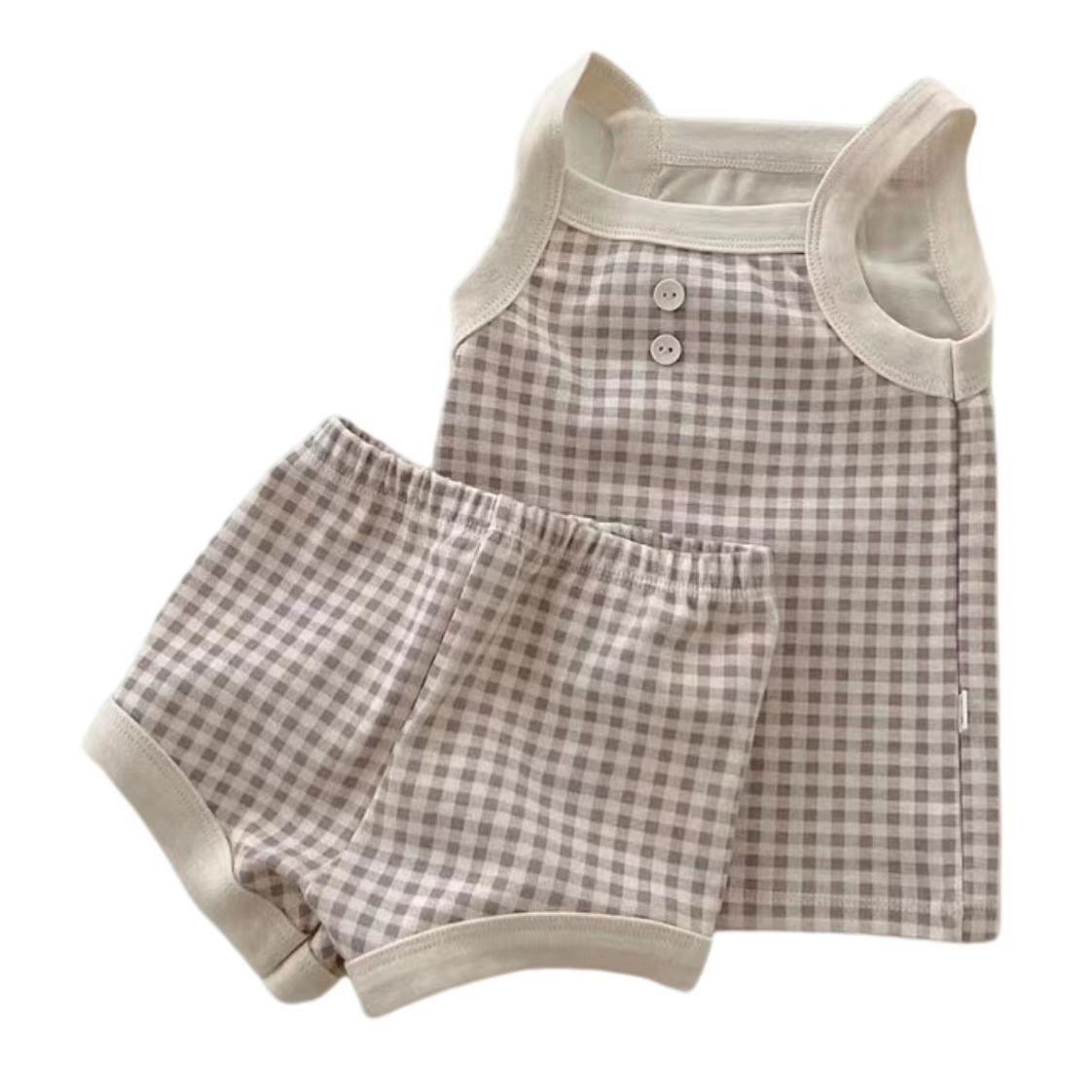 Designer Baby Kids Clothing Girls Sets Summer Suspender Cool Vest Shorts Tracksuit Children Sportsuit Fabric Pure Cotton Soft Comfortable Factory
