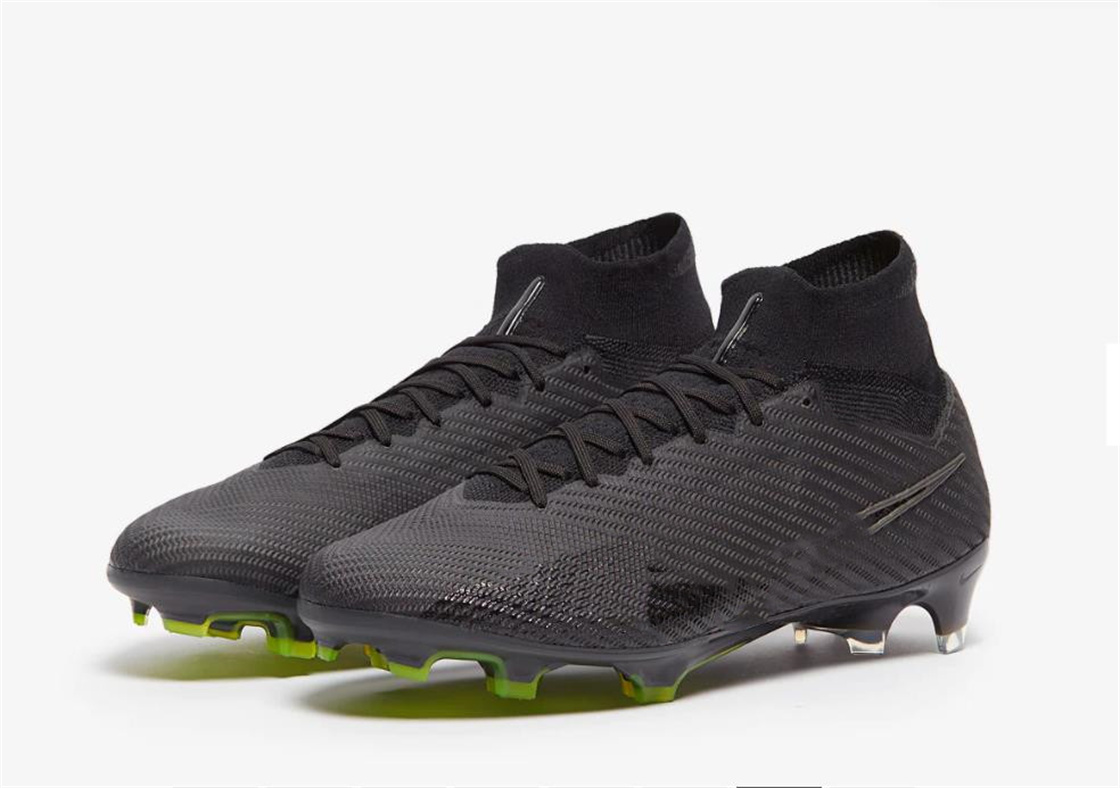 Shoe Cheaps Designer Top Edition NK Assassin Mercurial IX FG Black Men's Football Boot Sneakers