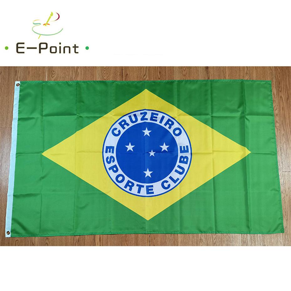 

Brazil Cruzeiro Esporte Clube Flag 3 5ft 90cm 150cm Polyester flags Banner 3008