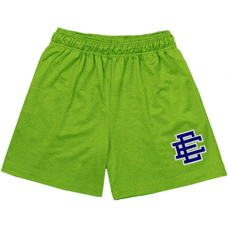 

2022 New Eric Emanuel Ee Basic Shorts York City Skyline Men's and Women's Beach Leisure Outdoor Sports Summer Gym Workout Mesh Tqhb j7, Light green