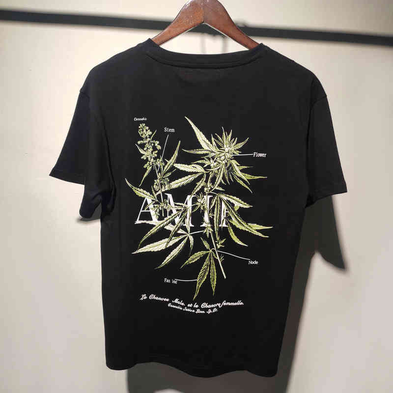 

Flora Print Mens T-shirt Luxury Short Sleeve Tshirt Round Collar Man Tee Comfortable for Social Club Outfits, Black