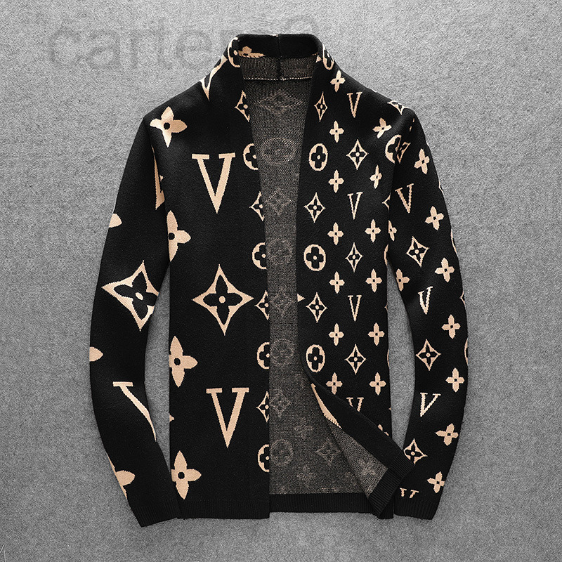 

Men's Jackets designer 21026 Lily's spring and autumn cardigan knitted jacket is not out of stock, 4XL 7BGN2022, 2# packing bag