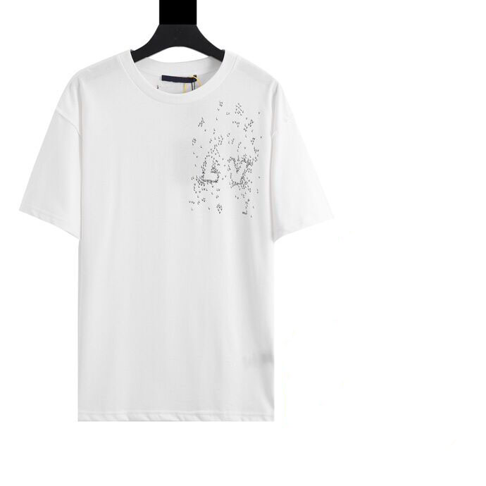 

Fashion Versatile Designer T Shirts Women Men Casual T Shirts High Quality Cotton Fabric Short Sleeves l999, Black