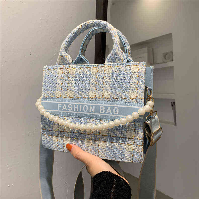 LJLGLY Mode Grand Sac 2021 Nouveau Sac À Main À Carreaux Rouge Net À La Mode Sens De La Mode Style Étranger Sac Sous Les Bras Version Coréenne Sa