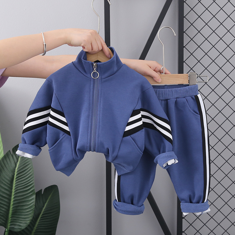 Fashion Spring Autumn Children Costume Kids Tracksuit Jacke Pants Toddler Casual Clothes Boys Baby Girls Sport Suits M260305-image-1096279670