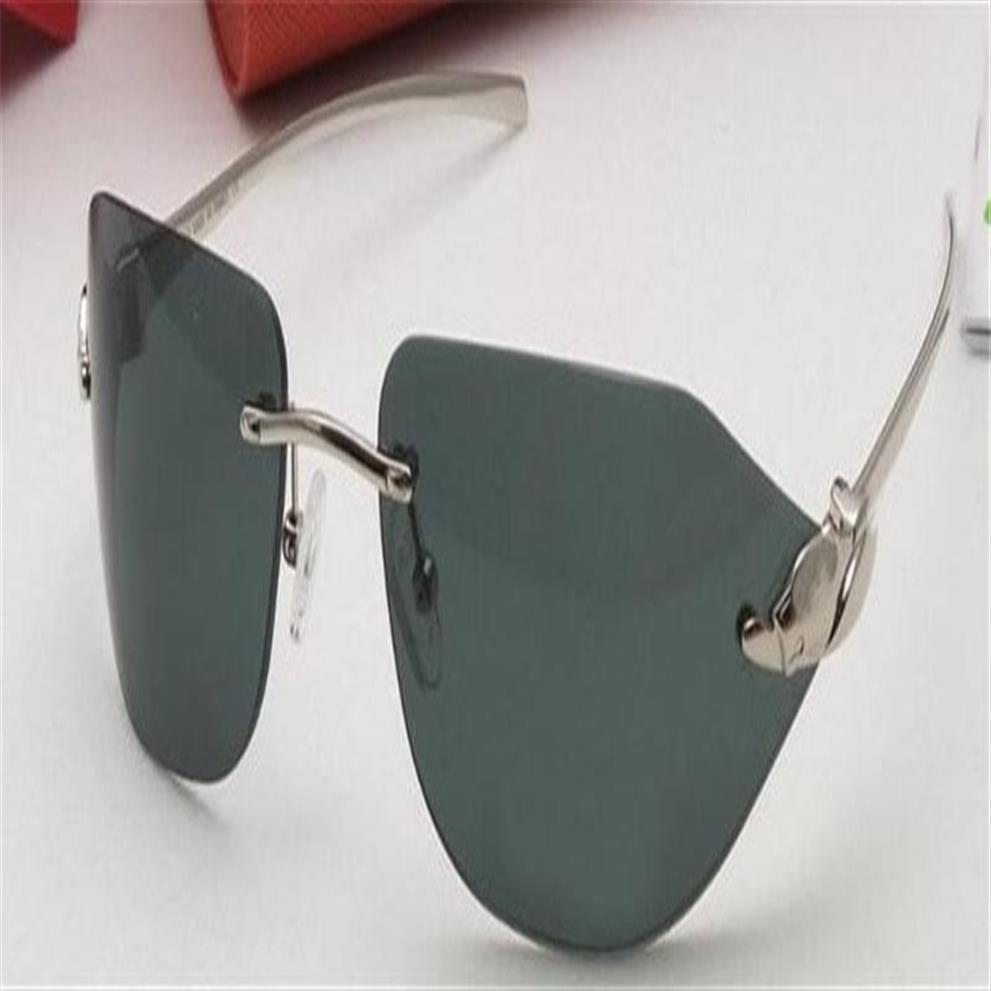 

New fashion designer classic sunglasses 8200614 frameless Sports sunglasses lenses summer decorative eyewear for man227u