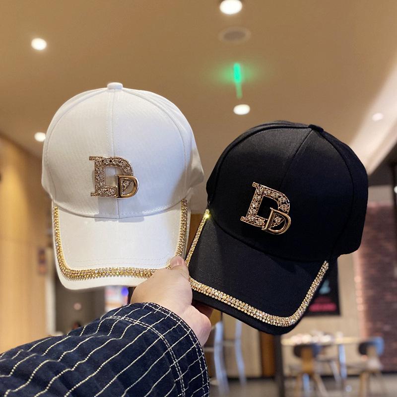 

Ball Caps Fashion Letter Baseball Cap For Women Summer Outdoor Sun Protection 2022 Autumn Casual Ladies Applicable To The Four SeasonsBall, White