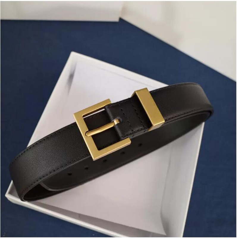 

211 Designer Belts Luxury Belt for Woman Fashion Gold Needle Buckle Man Womens Belts Genuine Cowhide 6 Color 2.8CM