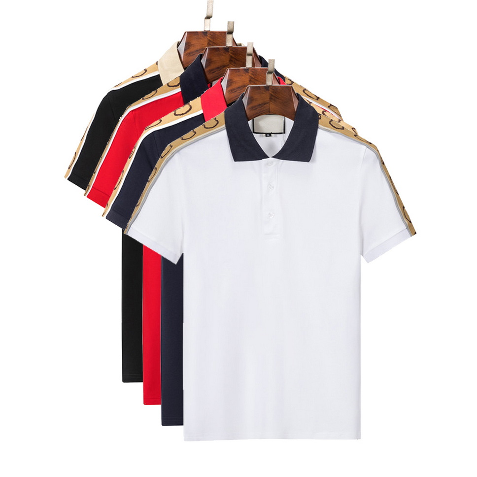 

Mens Polo Shirt Designer For Man T Shirt Tops 2022 Men Polos Shirts Summer Women High Street Casual Top Tees