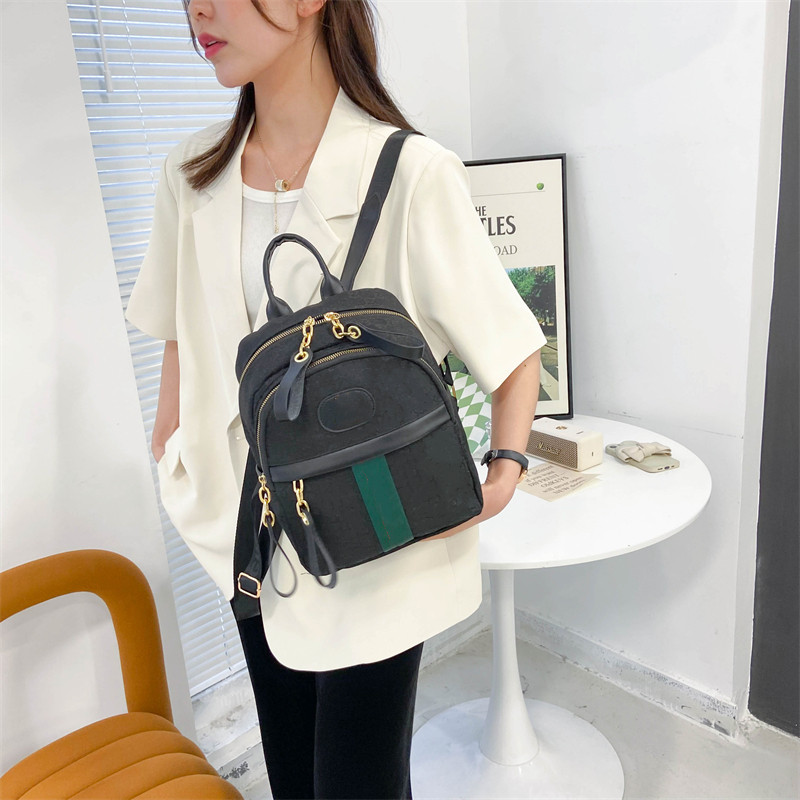 Sac à dos en cuir pour femmes et enfants, sac à dos de marque à ressorts pour filles, sacs de voyage, tendance 2023, L7913