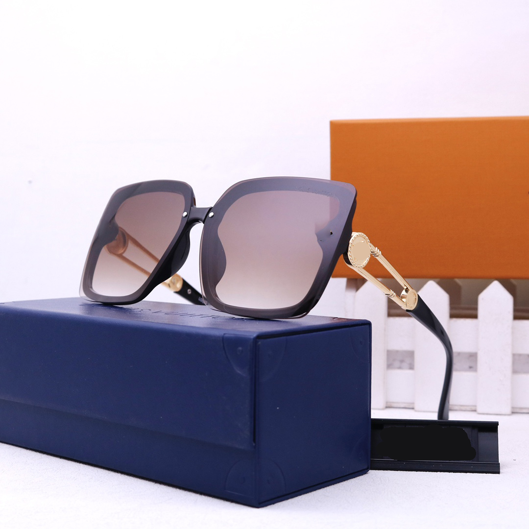 

Fashion luxury designer Sunglasses rectangle big frame square Sunglass men women polarized oversize eyeglasses de soleil Goggle eyeglass eyewear gafas de with box