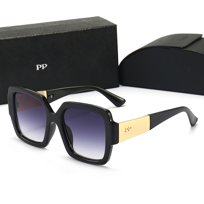 

Sunglasses Fashion Summer Beach Glasses Full Frame Letter Rectangle Design for Man Woman 4 Optional High Quality