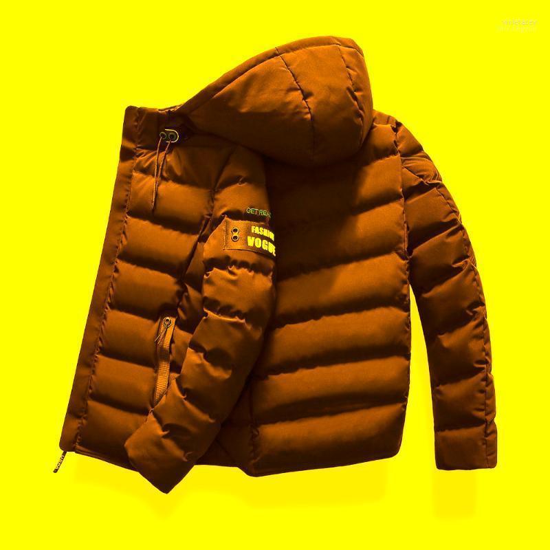 

Men' Trench Coats 2022 Casual Fashion Mens Winter Jackets And England Style Hoodie Short Coat Parka Jacket Zipper Warm Thick Clothing Viol2, Red