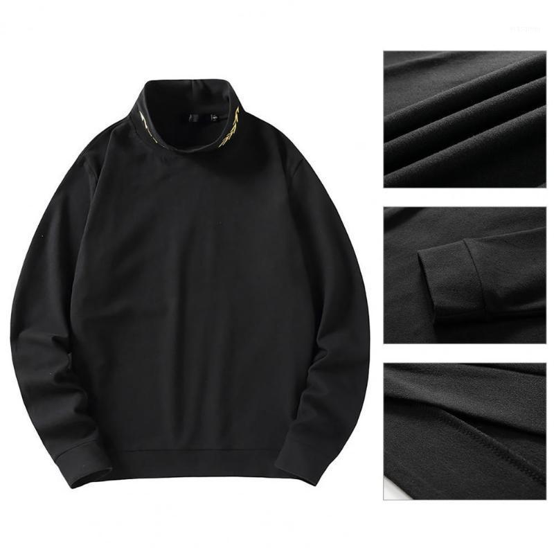 

Men's Casual Shirts Fabulous T-shirt Simple Elastic Cuff Base Shirt Spring, Khaki