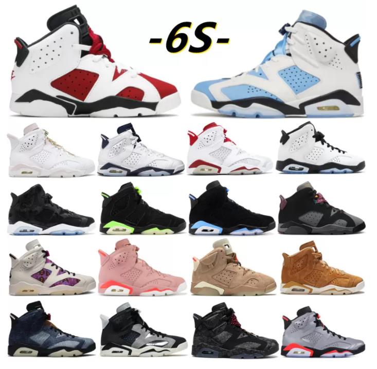 

2022 Jumpman basketball shoes 6 6s With Box Top Fashion university blue sp og black infrared medium olive carmine electric green sneaker sneakers, 14
