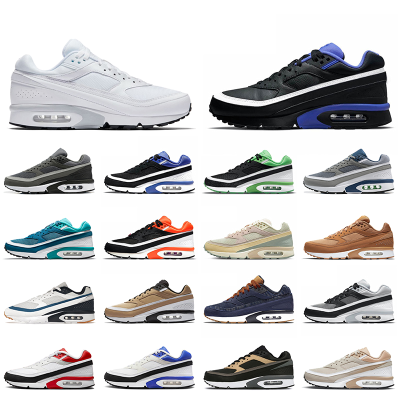 

Running Shoes for men women BW Sneakers Triple White Black Persian Violet Leather Rotterdam Los Angeles Marina Lyon Light Stone Jogging Sports Trainers Size 36-45, B16 rotterdam 40-45