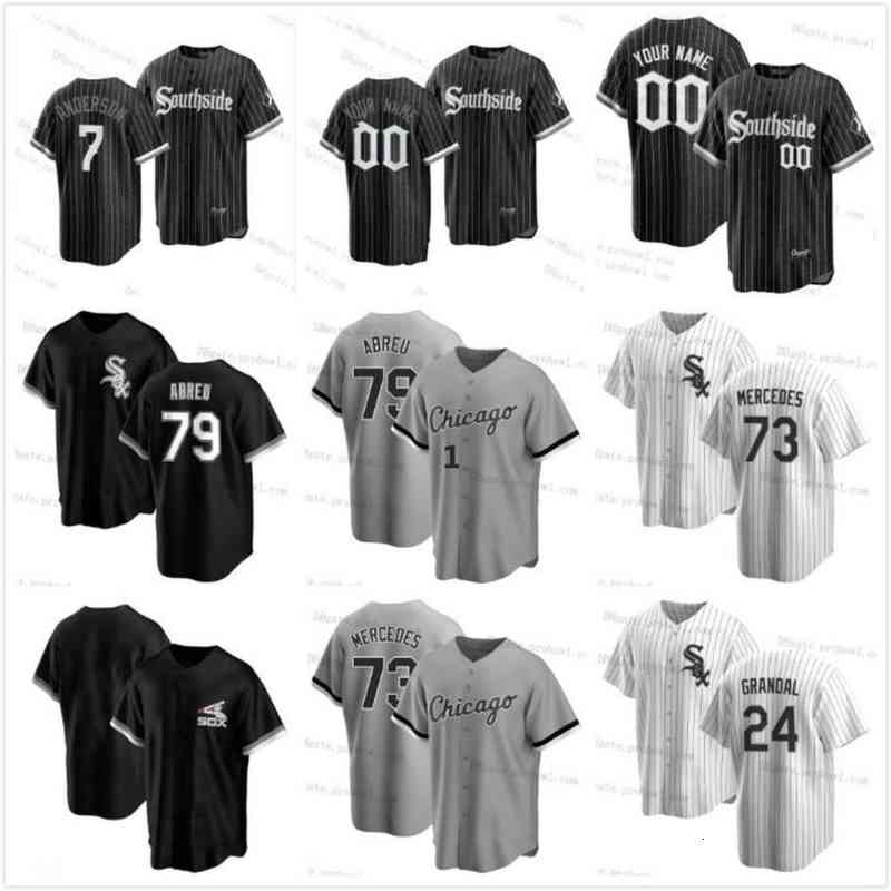 

Chicago White Mens Sox Baseball Jersey 7 Tim Anderson 74 Eloy Jimenez Lucas Giolito Yoan Moncada Andrew Vaughn Jose Abreu Yermin Mercedes, 2021 jersey(baiwa)