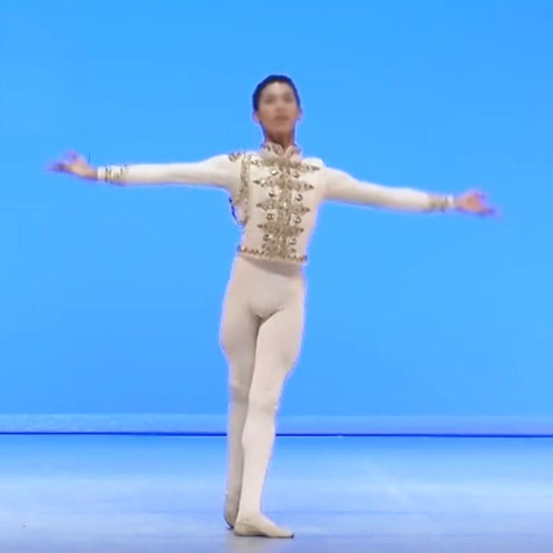 

Stage Wear Free Ship Customized Men Ballet Jackets Prince Military Uniform, Black