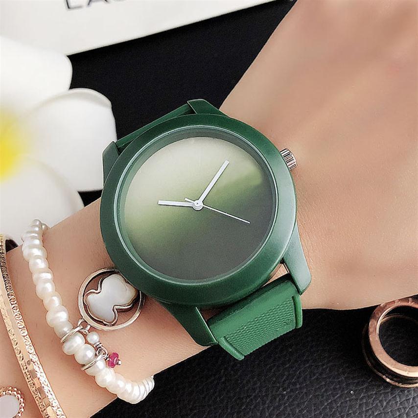 

Crocodile Quartz Wrist watches for Women Men Unisex with Animal Style Dial Silicone strap Watch Clock LA11256I, Light green