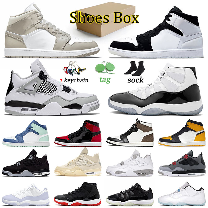 

Sell well Jumpman 11s Basketball Shoes 4s Black Cat 4 Diamond Shorts Sneakers 1 Element Men Trainers Yellow Toe 1s Women Sports 11 Space Jam Cherry Midnight Navy US 13, 40-47 midnight navy
