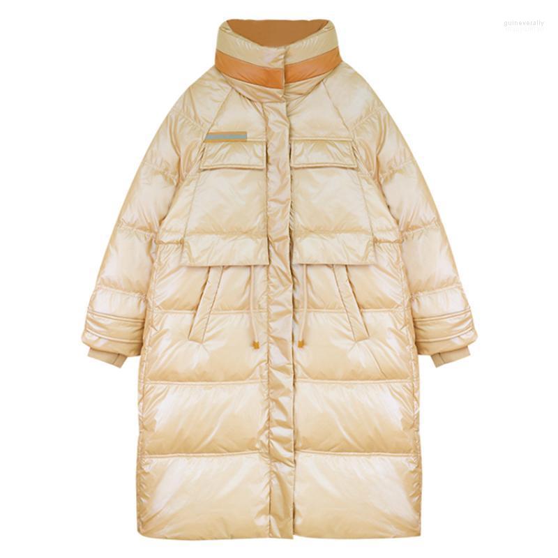 

Women' Down & Parkas 2022 Long Winter Jacket And Coat For Women White Duck Coats Famale Warm Ladies Chaquetas Para Mujer SQQ170 Guin22, Orange