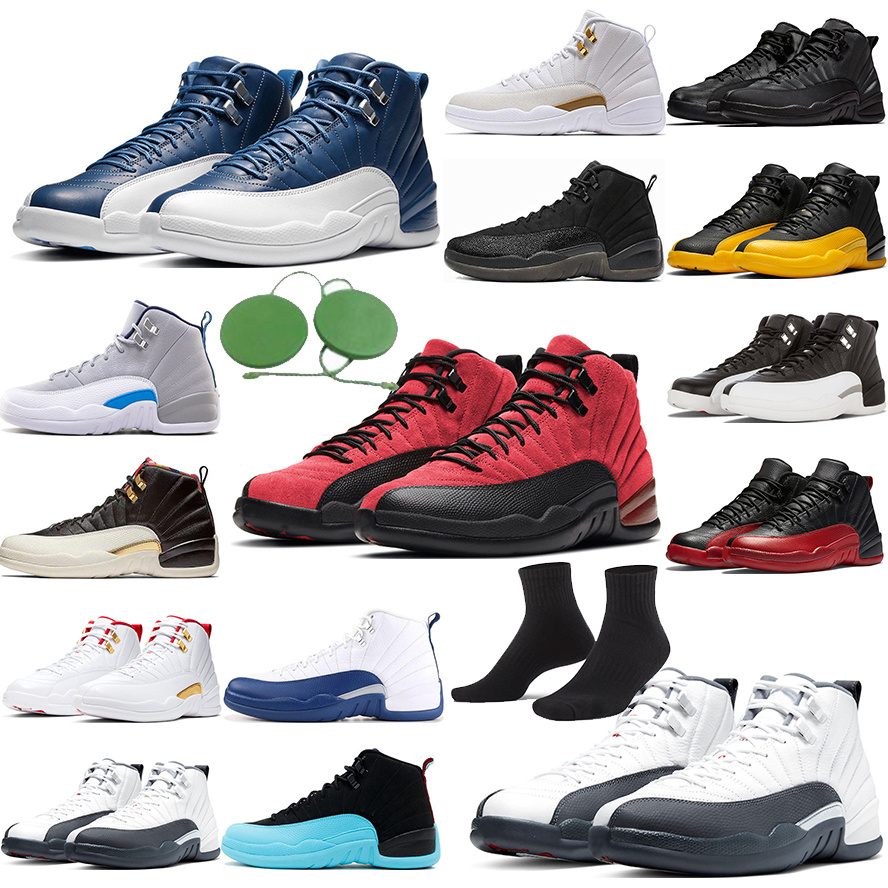 

Jumpman 12 Indigo university gold basketball shoes for men Bordeaux CNY cherry utility twist Gamma Blue Taxi Fiba playoffs low easter sports sneakers trainers, # 6