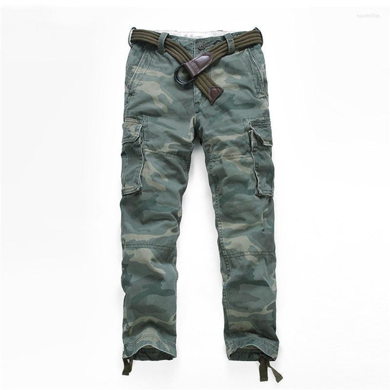 

Men's Pants Men Casual Trendy Camouflage Cargo Cotton Military Army Style Hiphop Street Trousers Loose Baggy Bottoms With BeltMen's Naom22, Black