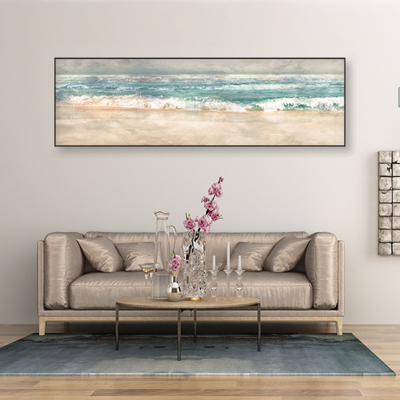 

Sea Wave Abstract Canvas Painting Posters and Prints Scandinavian Wall Art Home Decor Living Room Decoration Paintings