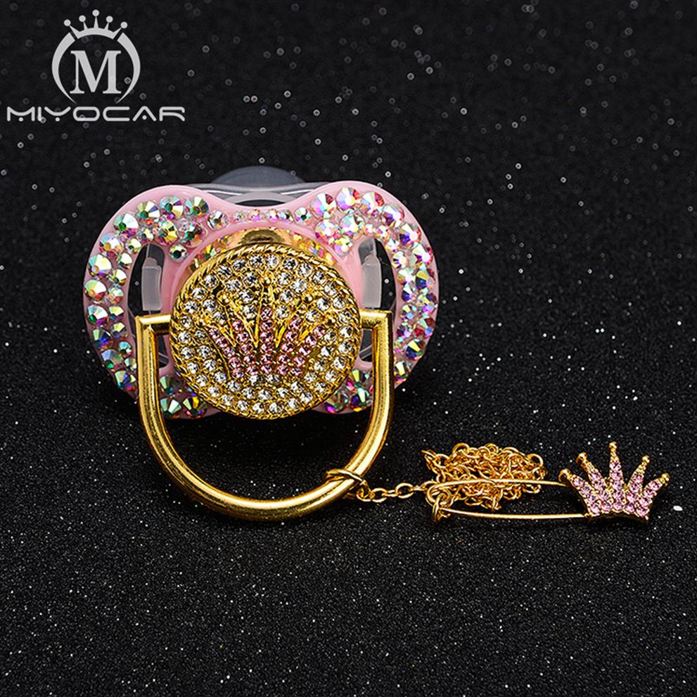 

MIYOCAR all bling colorful unique bling pacifier dummy pacifier clip BPA pass unique beautiful set323Y