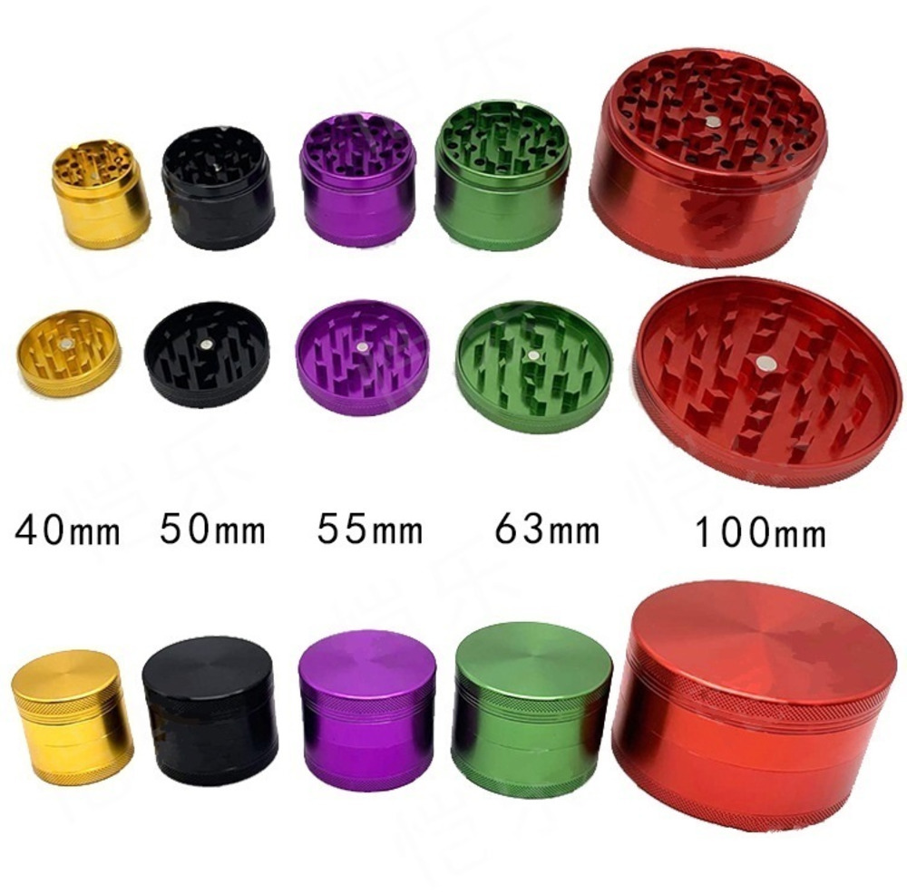 

Smoking Herb Grinders 5 different size Aluminium Alloy material 100% Metal Tobacco Grinder