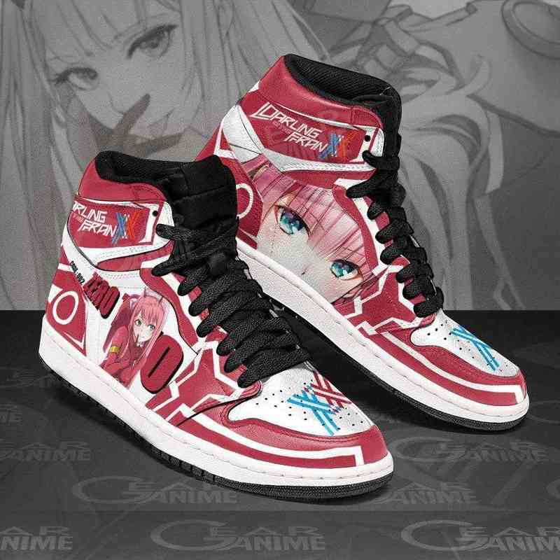 

Zero Two Darling in the Franxx Sneakers Code 002 Custom Shoes, Others