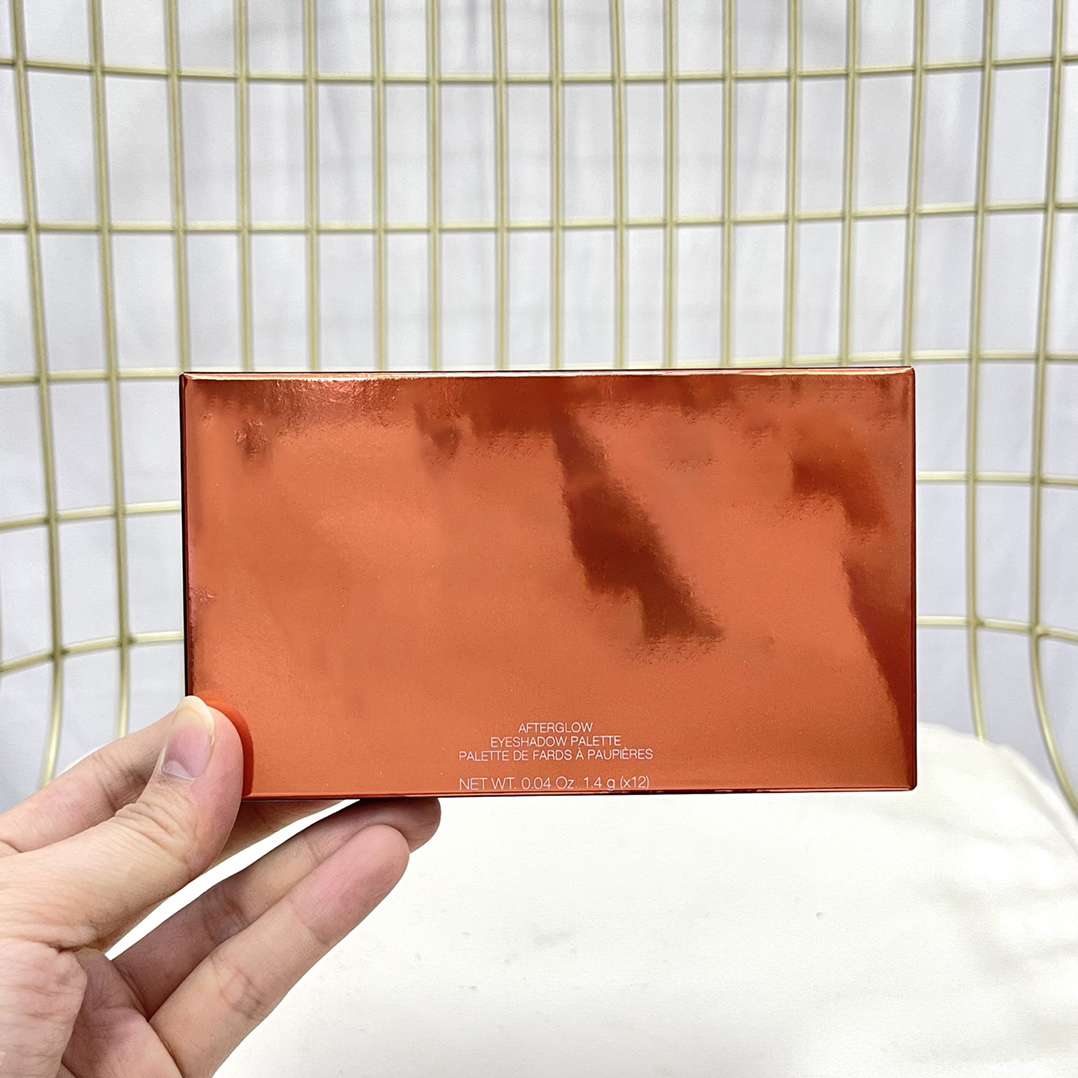 

Brand Afterglow 12 Colors Eye Shadow Platette Shimmer Glitter High Quality, As picture