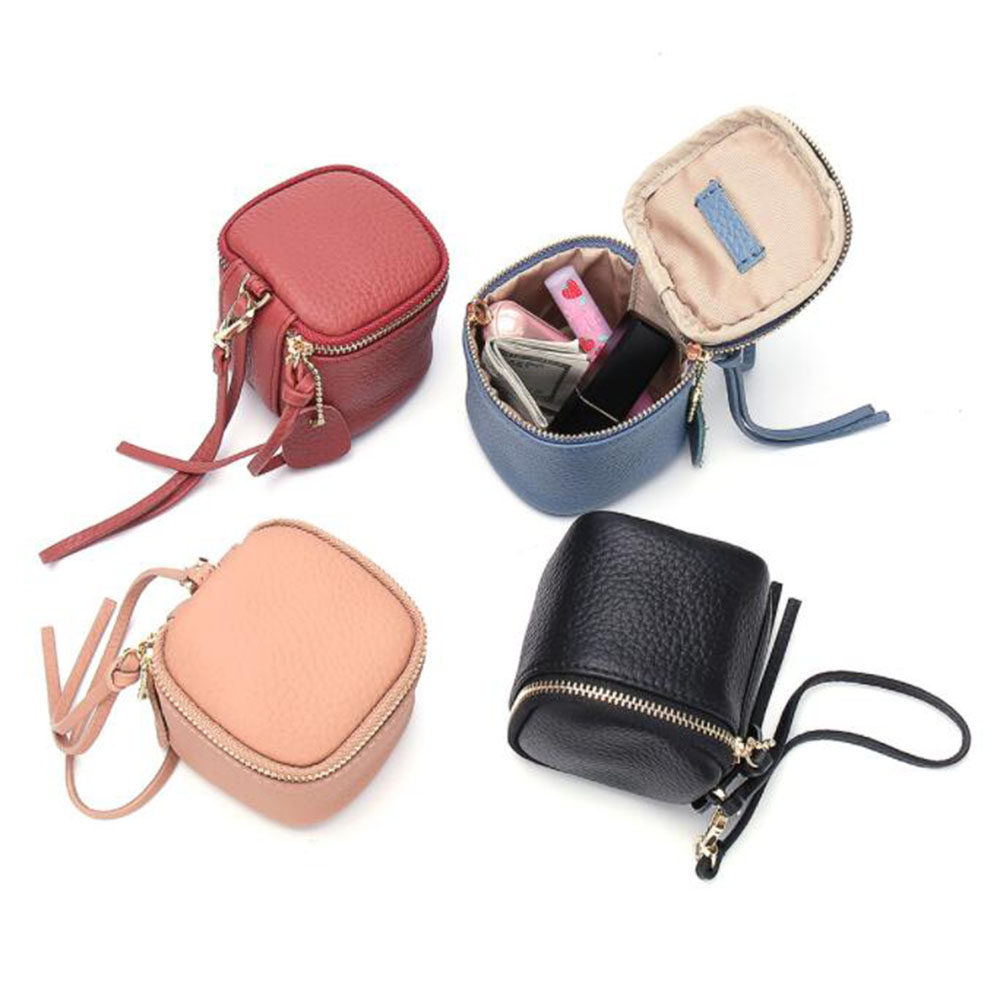 SL-8038 Women money clips ins style personality Cosmetic lipstick bag leather Ladies's mini coin bag Handbag wallet-image-776221436